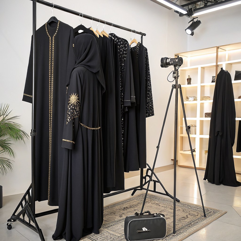 Conseils morphologie et guide des tailles abaya noir